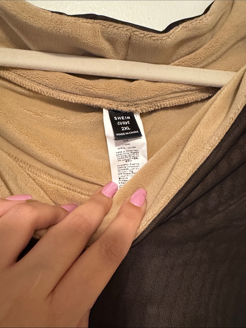SHEIN Black Girls Stretchy Mesh Leggings - Picture 4 of 4